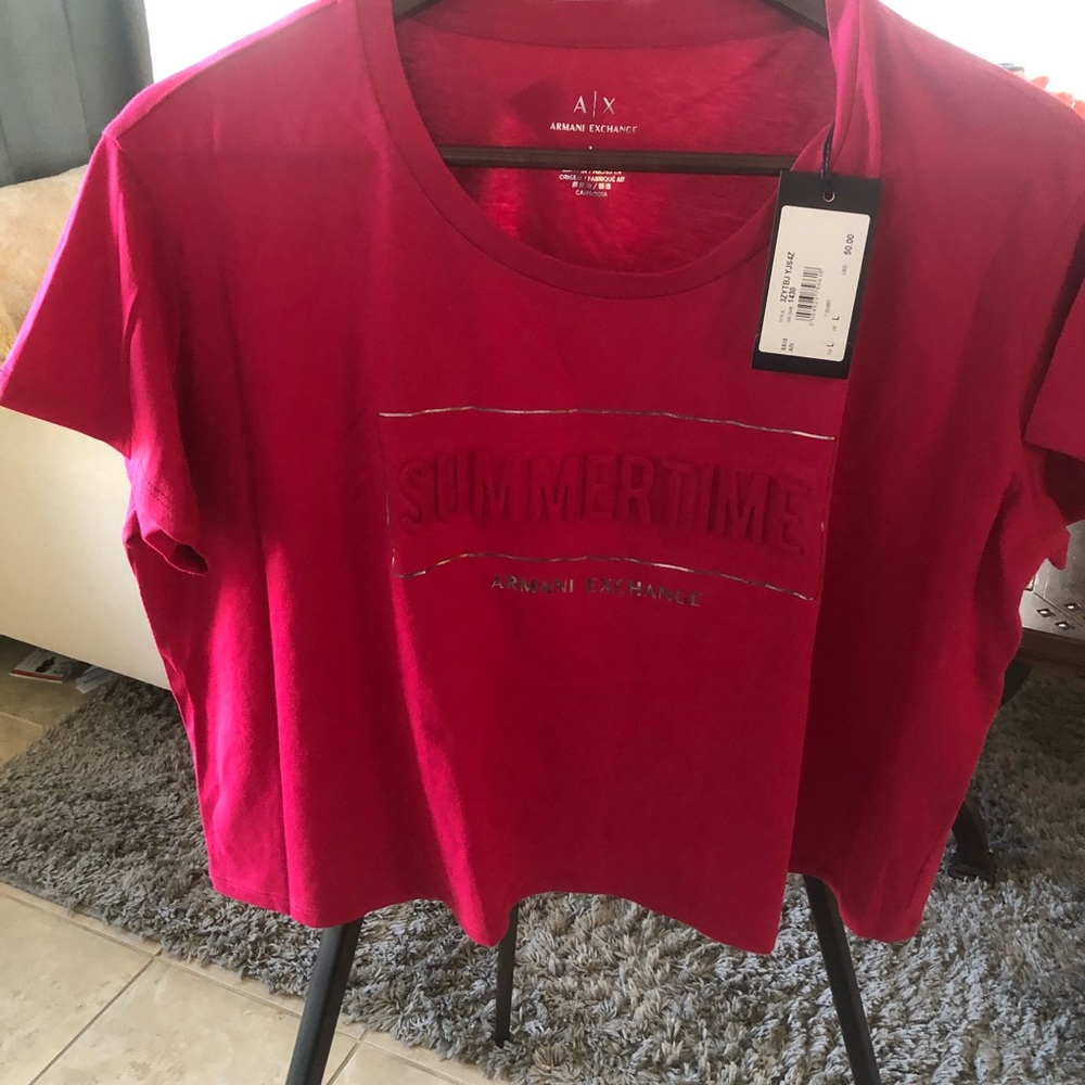 Armani Exchange Cropped T shirt